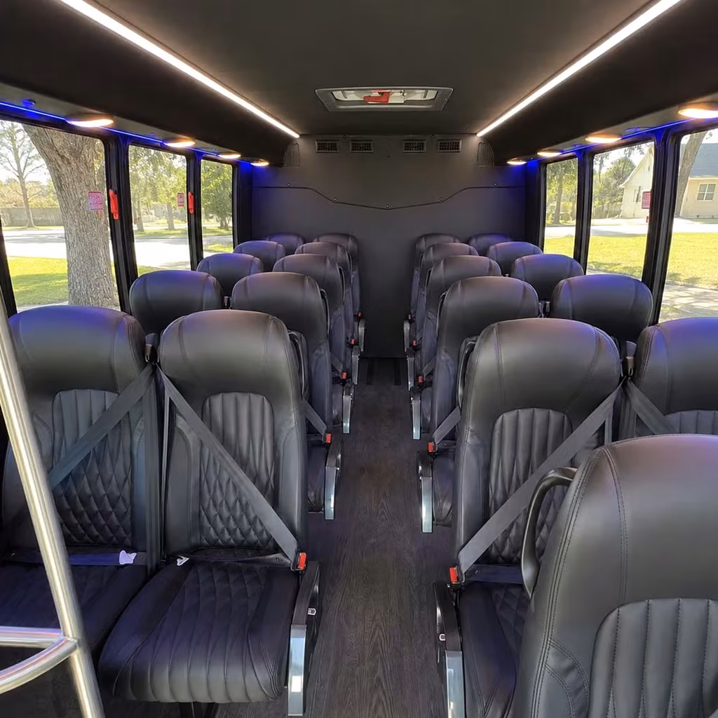 25 passenger minibus inside