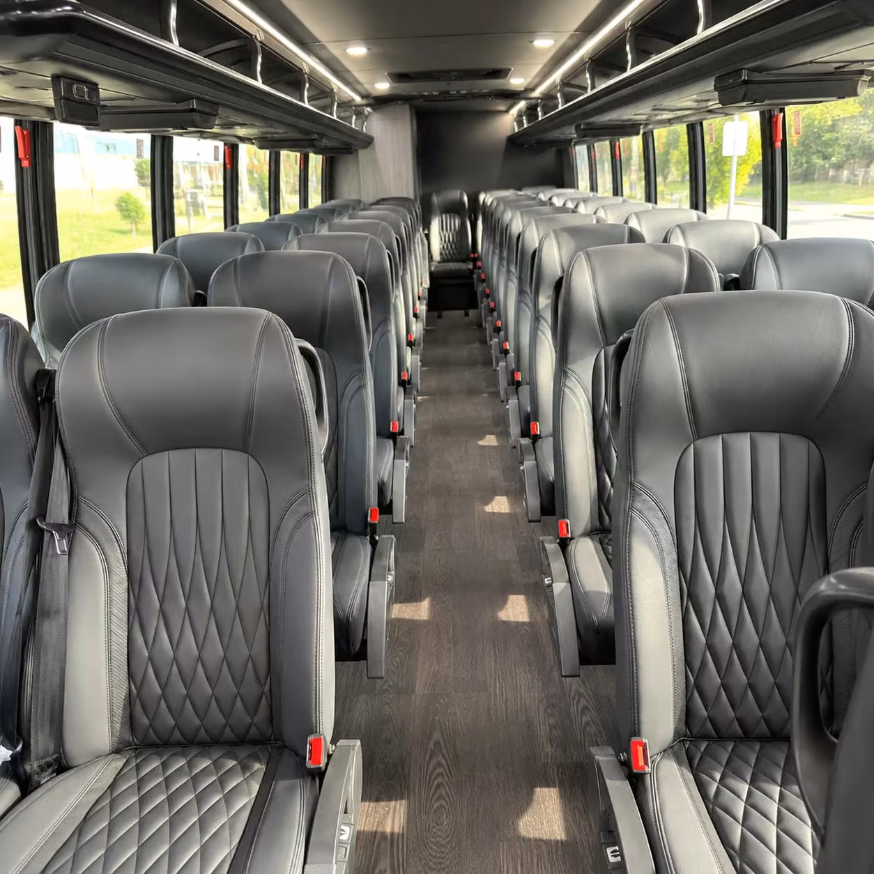 30 passenger minibus inside