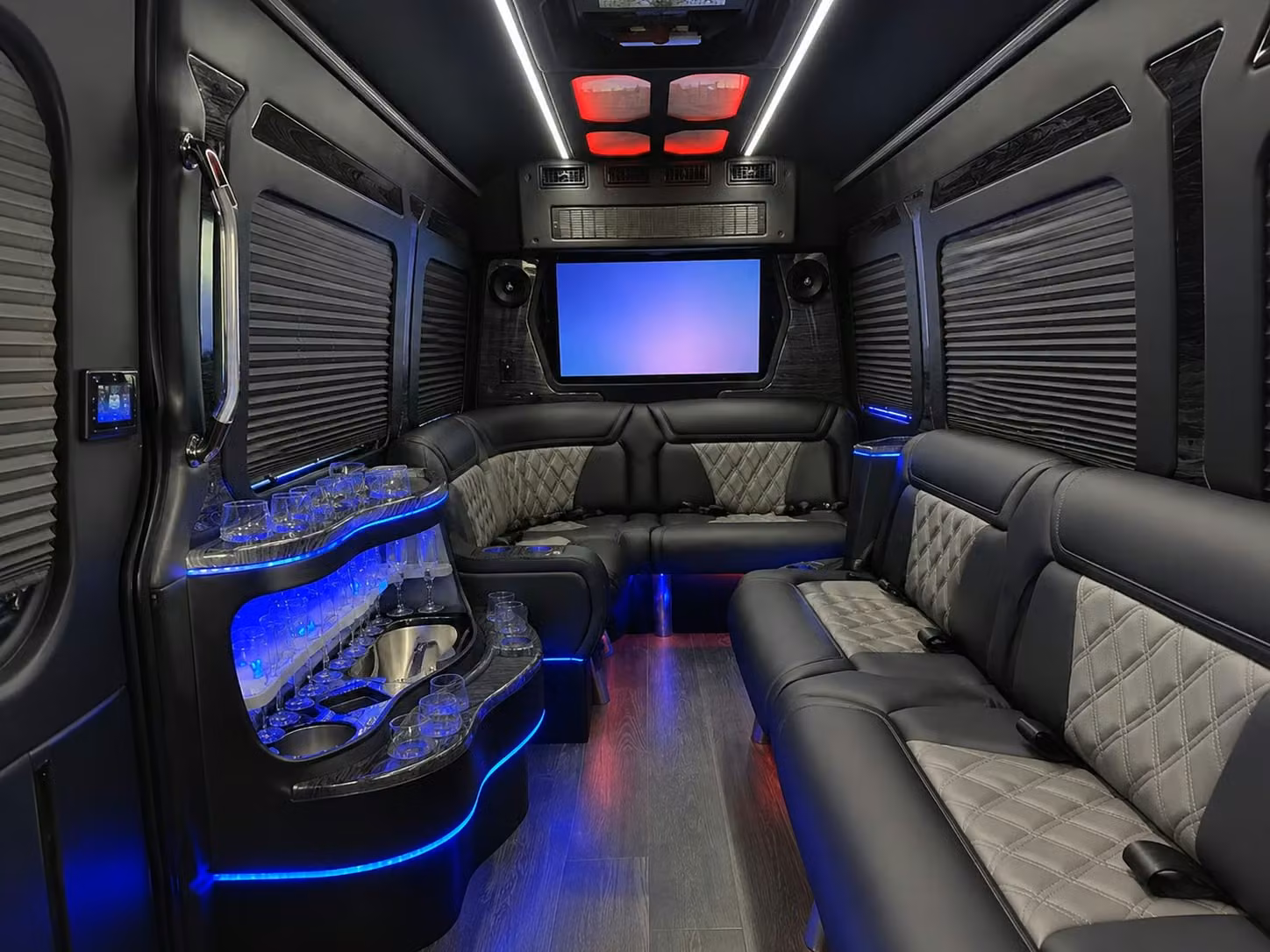 sunday worship shuttle bus rentals in overland park